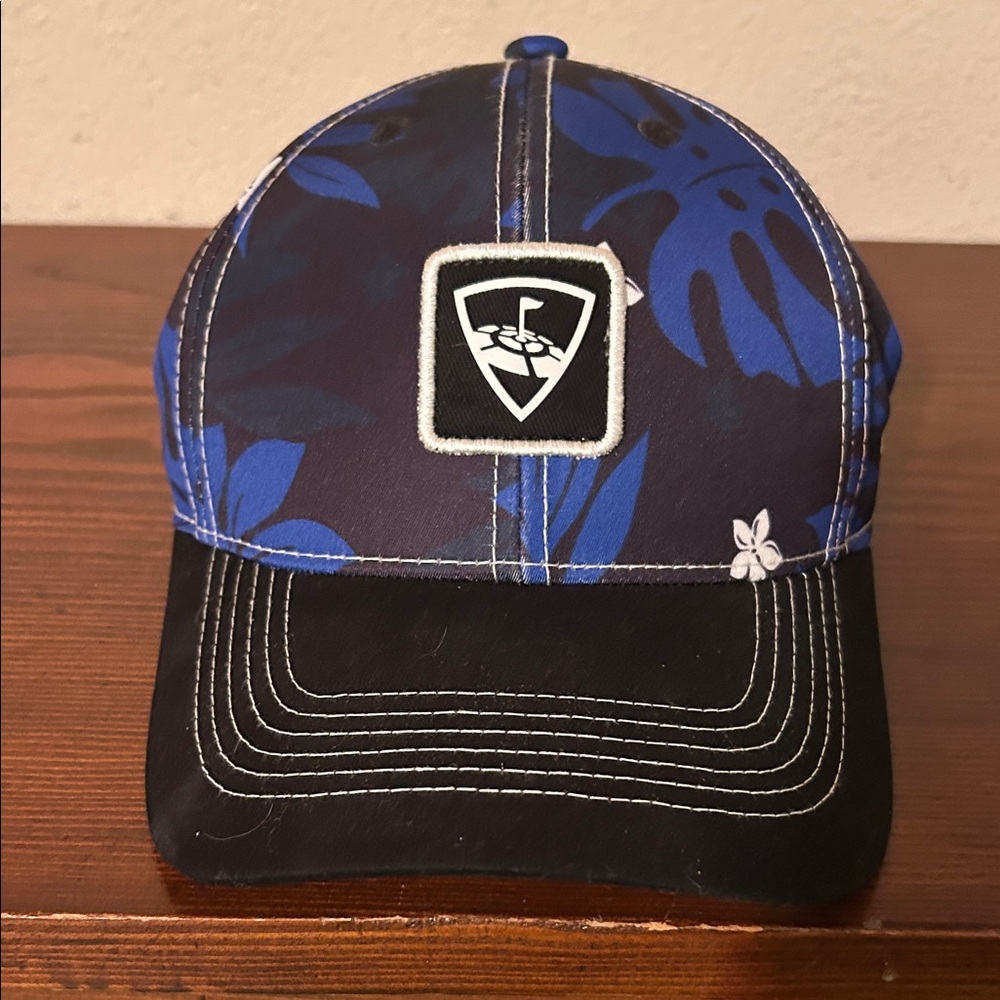 Blue and Black Cap with Logo